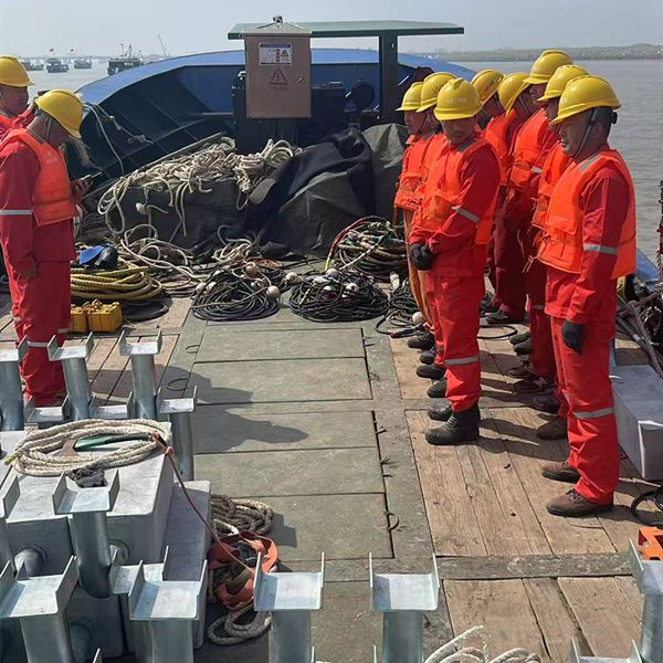 牺牲阳极块安装